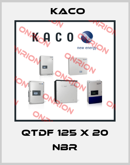 QTDF 125 x 20 NBR Kaco