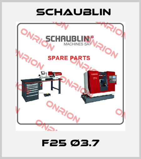 F25 Ø3.7 Schaublin