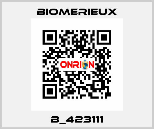 B_423111 Biomerieux