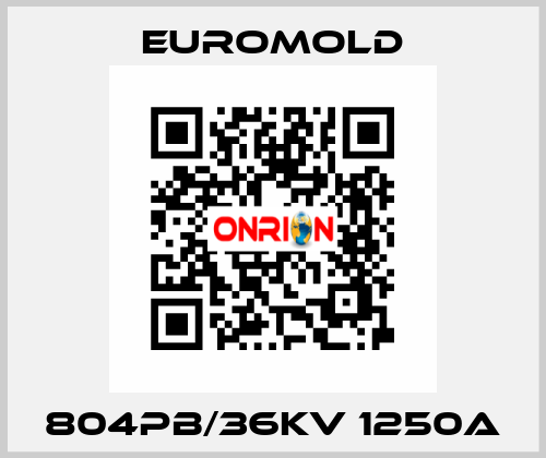 804PB/36KV 1250A EUROMOLD