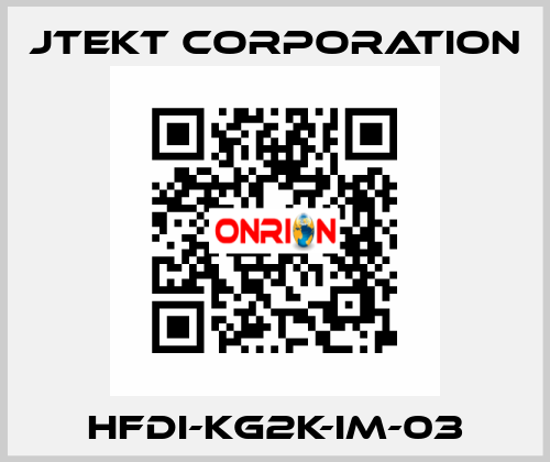 HFDI-KG2K-IM-03 JTEKT CORPORATION