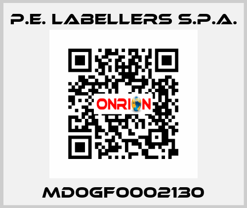 MD0GF0002130 P.E. Labellers S.p.a.