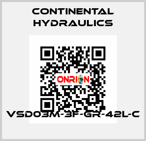 VSD03M-3F-GR-42L-C Continental Hydraulics