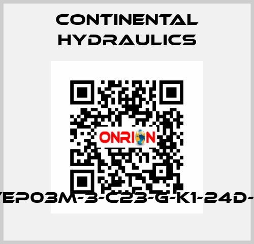 VEP03M-3-C23-G-K1-24D-B Continental Hydraulics