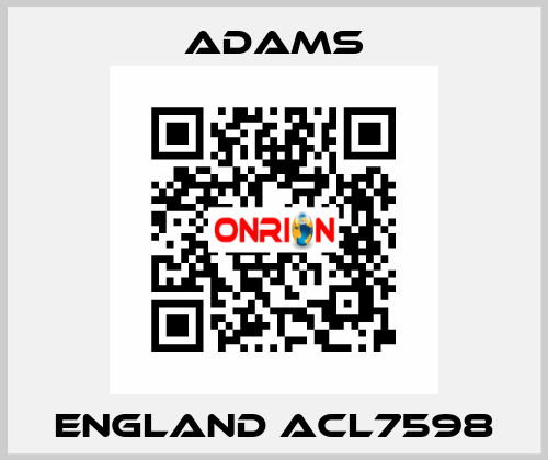 ENGLAND ACL7598 ADAMS