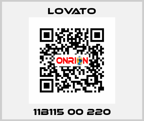 11B115 00 220 Lovato