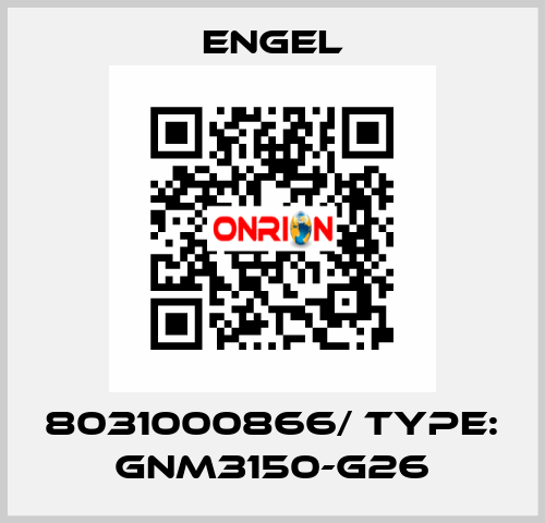 8031000866/ TYPE: GNM3150-G26 ENGEL