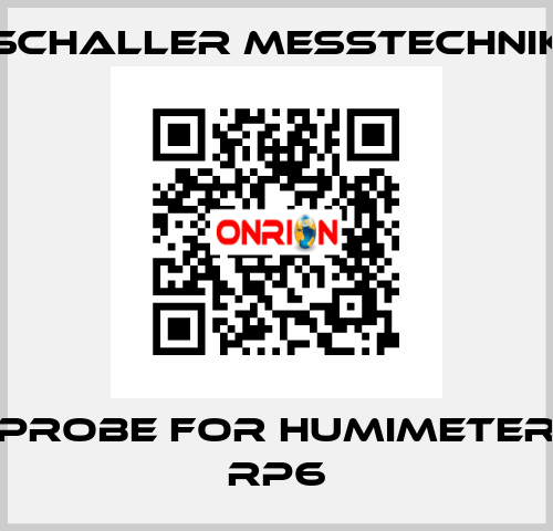 Probe for Humimeter RP6 Schaller Messtechnik