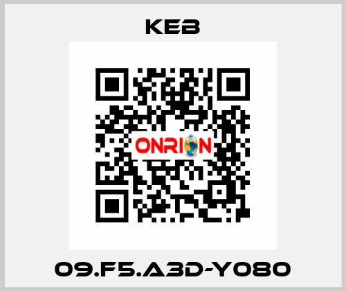 09.F5.A3D-Y080 KEB