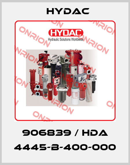 906839 / HDA 4445-B-400-000 Hydac