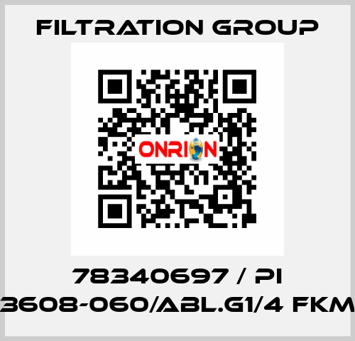 78340697 / PI 3608-060/ABL.G1/4 FKM Filtration Group