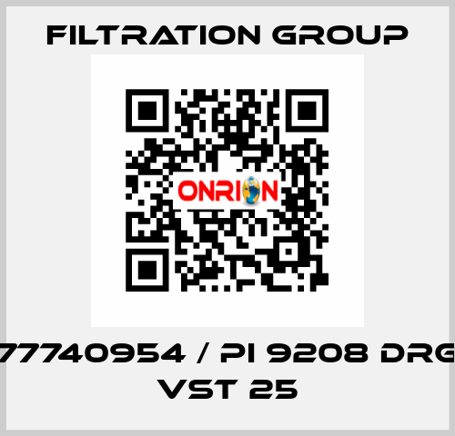 77740954 / PI 9208 DRG VST 25 Filtration Group