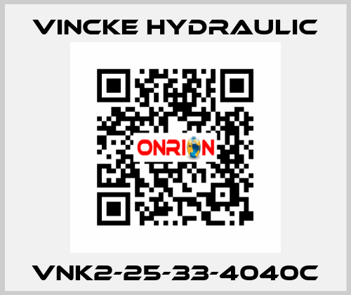 VNK2-25-33-4040C VINCKE HYDRAULIC