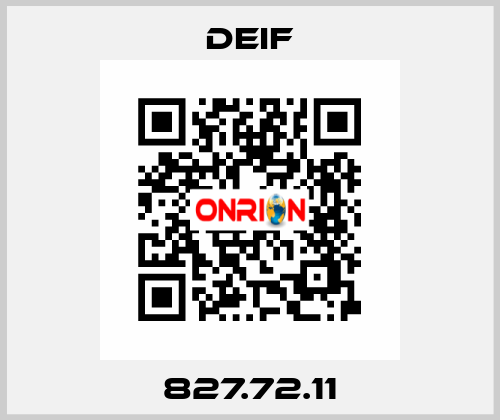 827.72.11 Deif