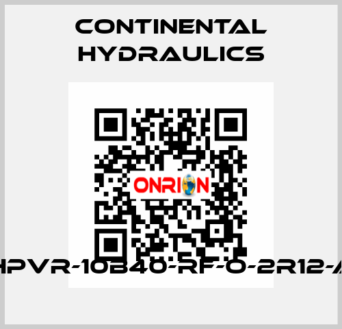 HPVR-10B40-RF-O-2R12-A Continental Hydraulics