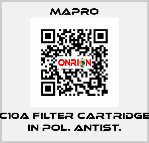 C10A filter cartridge in pol. Antist. Mapro