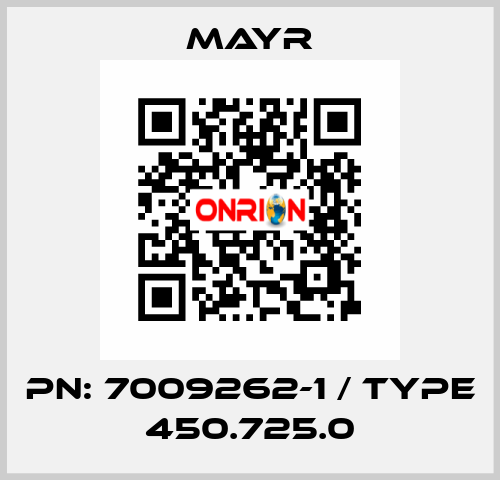 PN: 7009262-1 / Type 450.725.0 Mayr