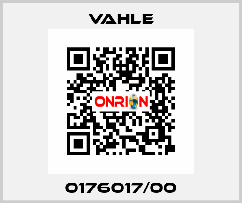 0176017/00 Vahle