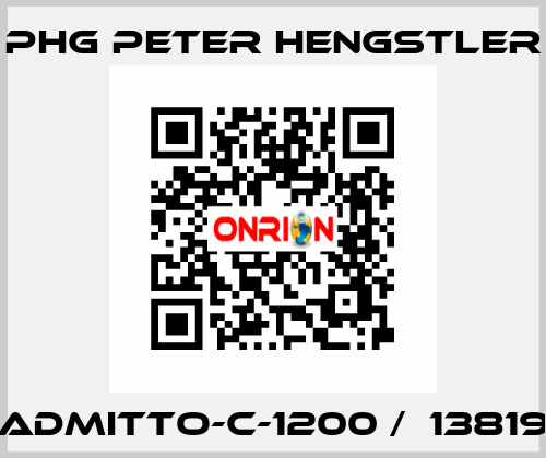 ADMITTO-C-1200 /  13819 phg Peter Hengstler