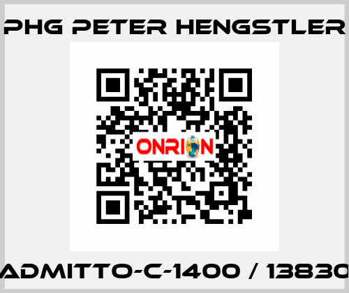 ADMITTO-C-1400 / 13830 phg Peter Hengstler