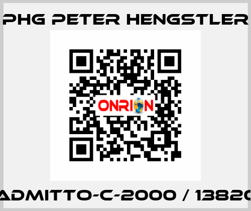 ADMITTO-C-2000 / 13820 phg Peter Hengstler