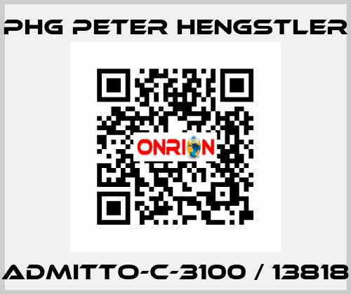 ADMITTO-C-3100 / 13818 phg Peter Hengstler