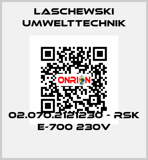 02.070.2121230 - RSK E-700 230V LASCHEWSKI UMWELTTECHNIK