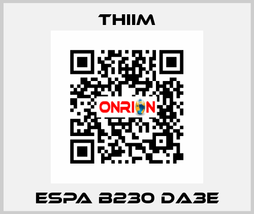 ESPA B230 DA3E Thiim