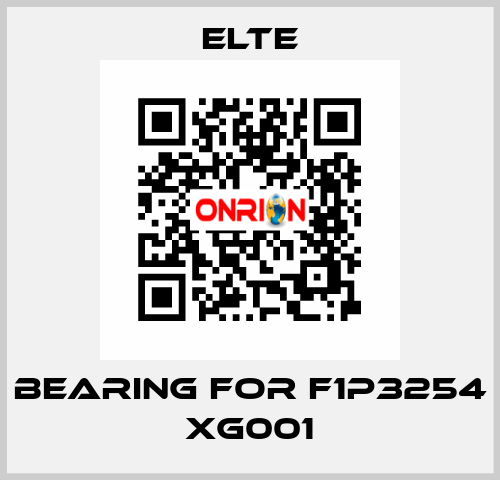 bearing for F1P3254 XG001 Elte