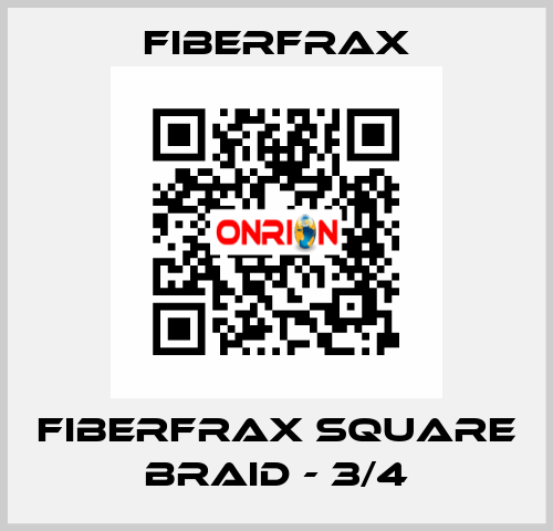 Fiberfrax Square Braid - 3/4 Fiberfrax