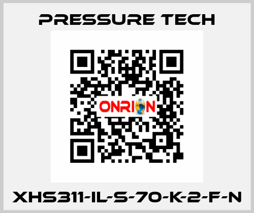 XHS311-IL-S-70-K-2-F-N Pressure Tech