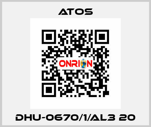 DHU-0670/1/AL3 20 Atos