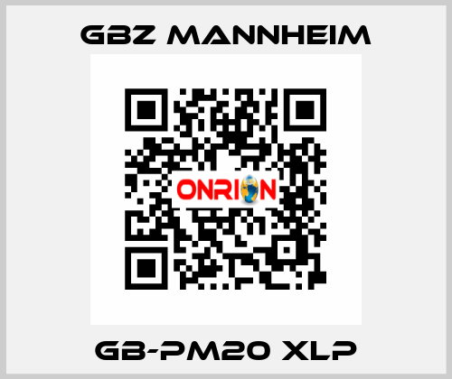 GB-PM20 XLP GBZ MANNHEIM