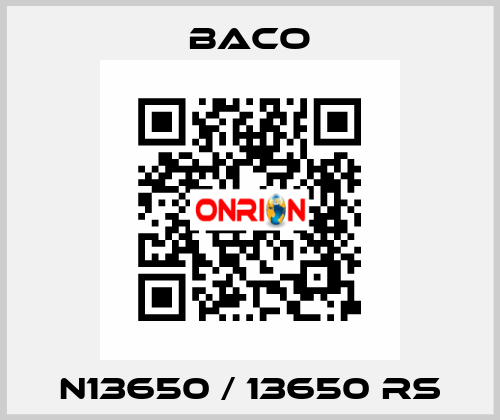 N13650 / 13650 RS BACO