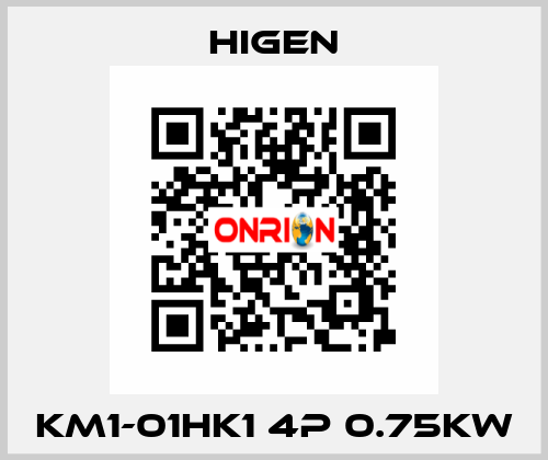 KM1-01HK1 4P 0.75KW Higen