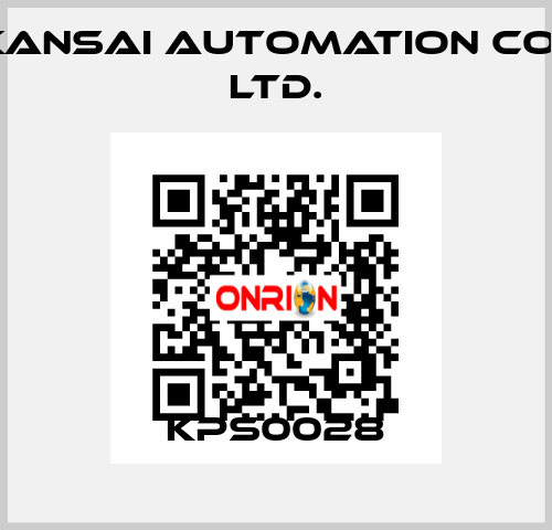 KPS0028 KANSAI Automation Co., Ltd.