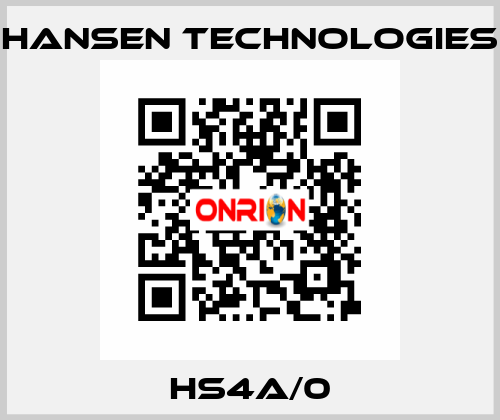 HS4A/0 HANSEN TECHNOLOGIES