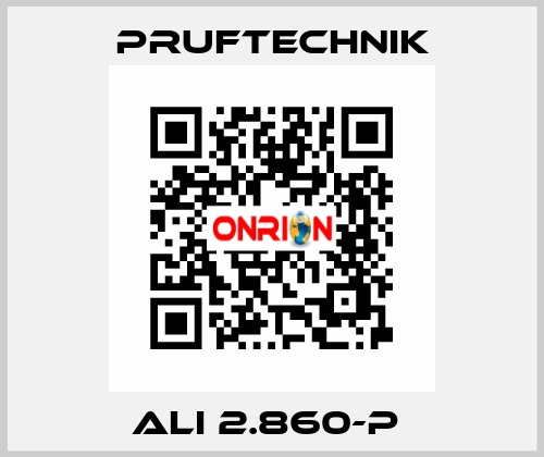 ALI 2.860-P  Pruftechnik