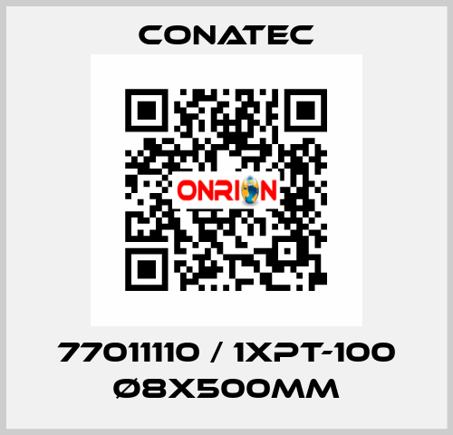 77011110 / 1xPt-100 Ø8x500mm Conatec