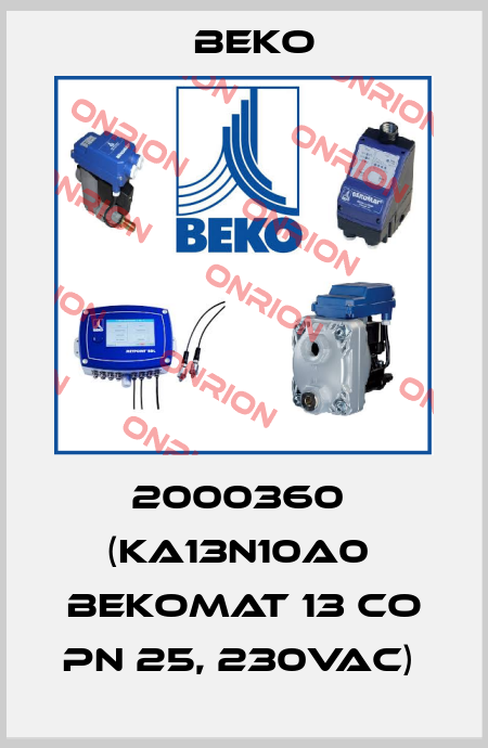 2000360  (KA13N10A0  BEKOMAT 13 CO PN 25, 230Vac)  Beko