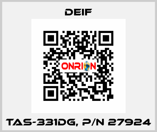 TAS-331DG, p/n 27924 Deif