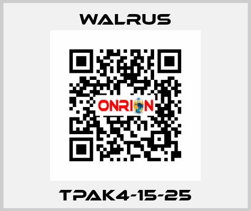 TPAK4-15-25 Walrus