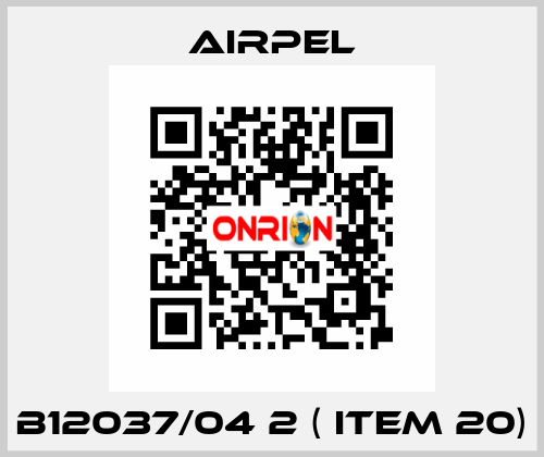 B12037/04 2 ( ITEM 20) Airpel