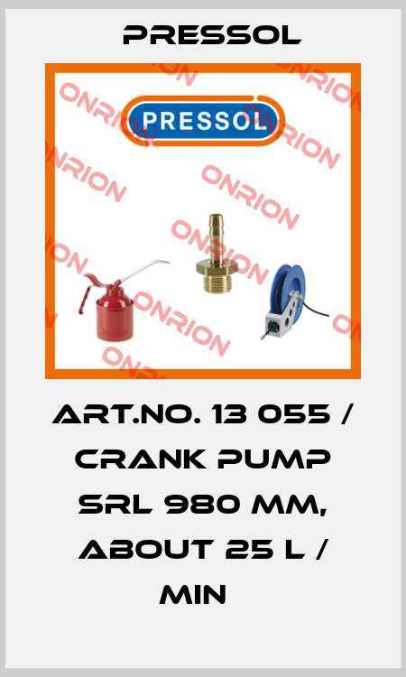 Art.No. 13 055 / Crank pump SRL 980 mm, about 25 l / min   Pressol