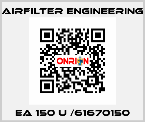 EA 150 U /61670150 Airfilter Engineering