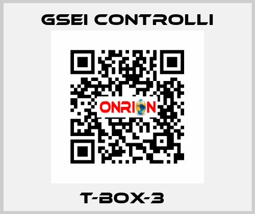 T-BOX-3Т GSEI Controlli