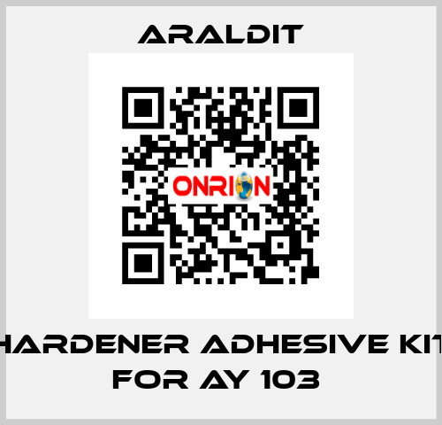 Hardener adhesive kit for AY 103  Araldit