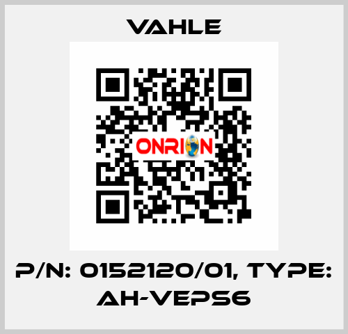 P/n: 0152120/01, Type: AH-VEPS6 Vahle