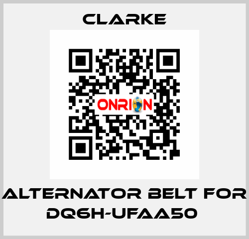 Alternator Belt for DQ6H-UFAA50  Clarke