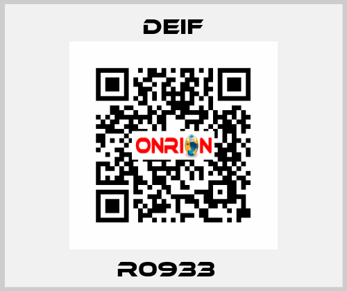 R0933   Deif